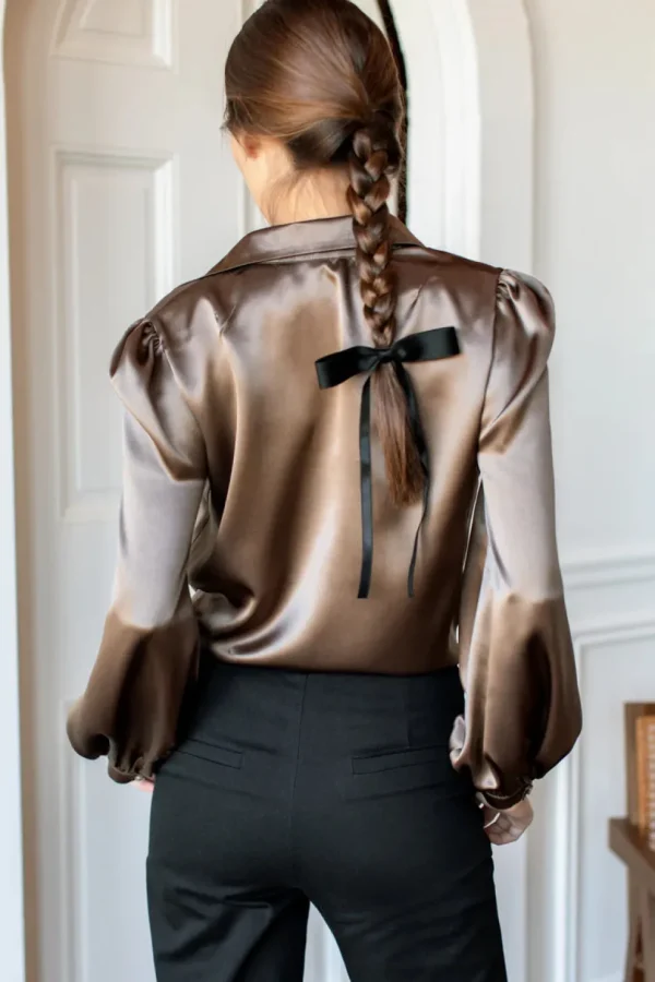 Emerson Fry Frankie Blouse in Latte