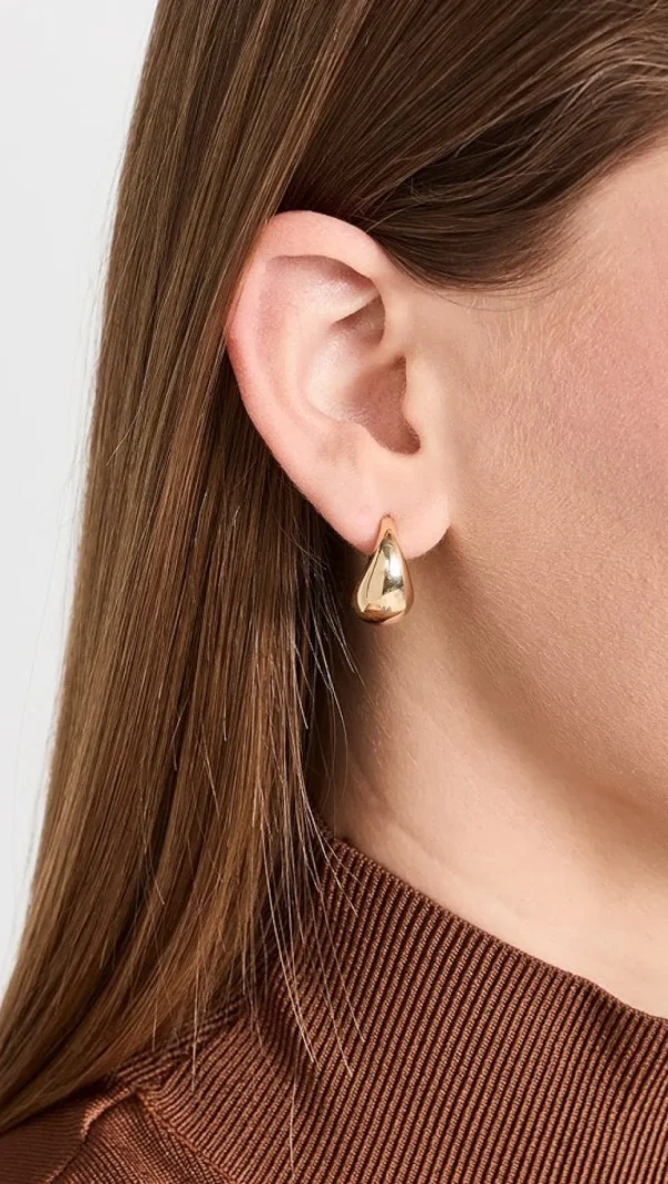 Jennifer Zeuner Shira 1/2" Hoop Earrings