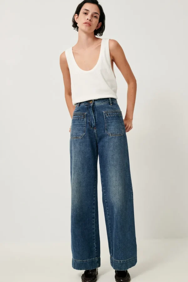 Johnny O High Rise Denim - Vintage Blue