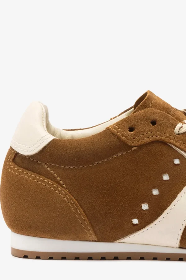 Larroude Stella Sneaker Trainer in Pecan