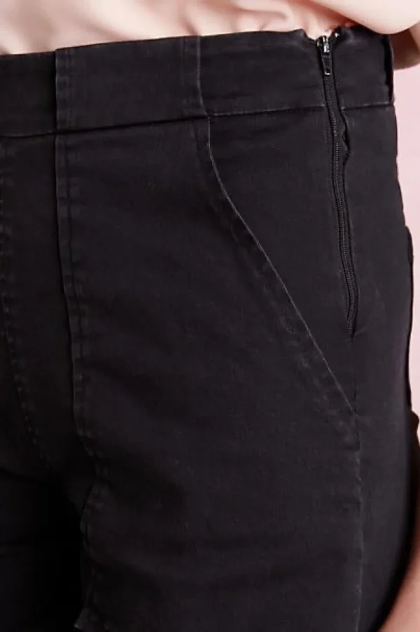Long Sabrina Denim Pants | Black
