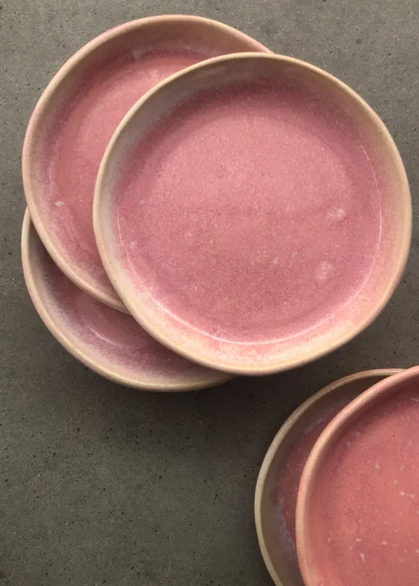 Pink Handcrafted Ceramic Trinket Tray