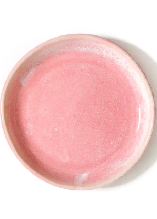 Pink Handcrafted Ceramic Trinket Tray